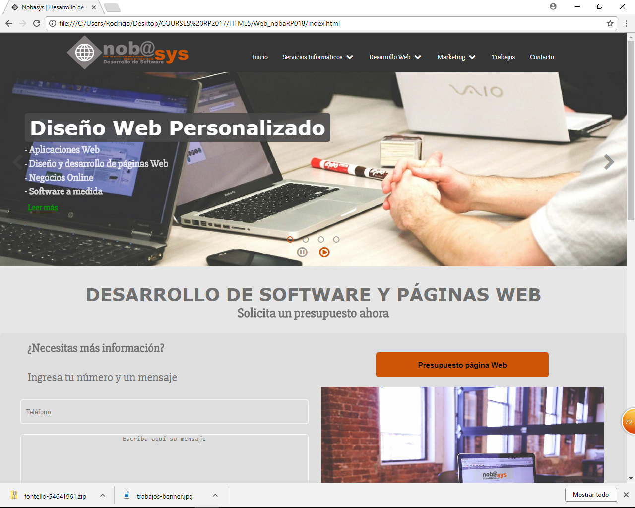 trabajos